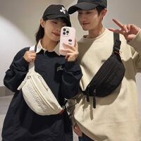 Túi đeo trước ngực mẫu mới 2024 Túi đeo chéo thời trang Instagram Nam Nữ Túi đeo hông thể thao dễ phối đơn giản sành điệu Túi đeo chéo thêu học sinh