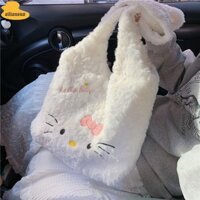 Túi đeo vai AILIANSUO, Túi xách Hello Kitty sang trọng, Quà tặng sức chứa lớn Túi Tote Kawaii