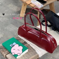 Túi đeo vai cầm tay màu đỏ da bóng  Red Story