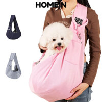 Túi đeo vai cho chó HOMEIN, Túi đựng thú cưng thoải mái bằng vải Cotton, Túi đựng thú cưng di động thoáng khí cho chó nhỏ mèo