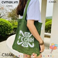 Túi đeo vai cmax mua sắm đan túi xách dung tích lớn