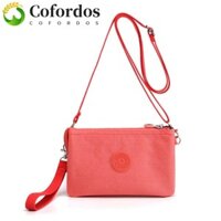 Túi đeo vai COFORDOS, Túi đeo chéo Nylon nhẹ nhiều lớp, Túi xách mềm thông thường Túi điện thoại chống nước cho bé gái