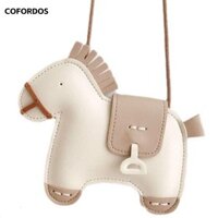 Túi đeo vai COFORDOS, Túi xách trẻ em Mini bằng da PU, Túi xách dễ thương hình con ngựa phong cách Ins