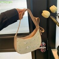 Túi đeo vai CRAZYGAI, Túi rơm mây bện thủ công, Túi xách Bohemian dệt cỏ dung tích lớn thời trang cho kỳ nghỉ