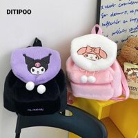 Túi Đeo Vai DITIPOO, Túi Đồ Chơi Thêu Hoạt Hình Dễ Thương, Túi Đựng Đồ Chơi Sang Trọng Di Động Dung Tích Lớn Thời Trang Cho Nữ Bé Gái