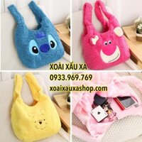 TÚI ĐEO VAI GẤU BÔNG STICTH- POOH- LOTSO DISNEY