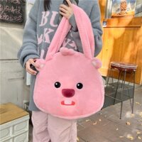 Túi Đeo Vai Hình Thú Nhồi Bông Hoạt Hình Sức Chứa Lớn Thời Trang