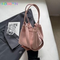 Túi đeo vai HOBBYIN, Túi đeo chéo PU xô, Ví khóa thời trang