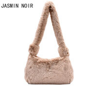 Túi Đeo Vai JASMIN NOIR Bằng Lông Giả Nhỏ Nhắn Thời Trang Cho Nữ
