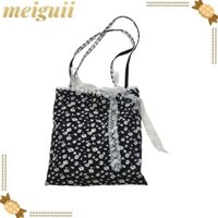 Túi Đeo Vai MEIGUII, Túi Đeo Ngang Hoa Nơ, Vải Thời Trang Sợi Polyester Đơn Satchel Nữ