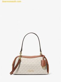 Túi Đeo Vai Michael Kors Cecily Small Signature Logo Shoulder Bag 35F5G8CL1B Trắng Logo