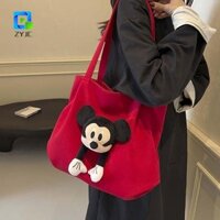Túi đeo vai Mickey ZYJC Cặp đôi mua sắm mềm mại