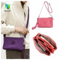Túi đeo vai NEXUSF, Ví Túi đeo chéo Nylon nhẹ, Túi xách nhiều lớp giải trí Túi điện thoại chống nước cho bé gái