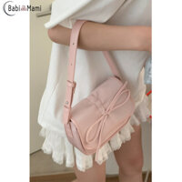 Túi đeo vai nữ Babi Mami Bow Ballet Girl Túi xách dễ thương
