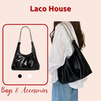 Túi đeo vai nữ da PU ✨ Túi xách dây xích T82