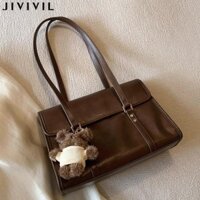 Túi đeo vai nữ Da thời trang với túi xách đồ trang trí gấu dễ thương