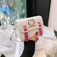 Túi đeo vai nữ LAN KA Túi đeo chéo nữ Hello Kitty dễ thương Thiết kế chụp từ tính
