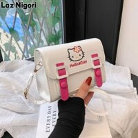 Túi đeo vai nữ Laz Nigori Túi đeo chéo nữ Hello Kitty dễ thương Thiết kế chụp từ tính