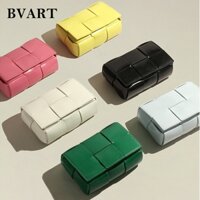 Túi Đeo Vai Nữ Tinh Tế Chất Liệu Da Mini Cassette Gối Túi Series Thời Trang Đơn Giản 2024 Mới