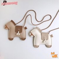 Túi Đeo Vai RENUNONG, Túi Da PU Ins Phong Cách Trẻ Em, Túi Xách Hình Ngựa Mini Dễ Thương