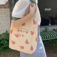 Túi đeo vải Sweet taste of peaches 36x46