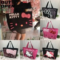 Túi đeo vai, Túi Tote chống nước Hello Kitty, Túi xách gấp di động dung tích lớn