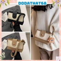 Túi đeo vai túi xách nữ kẹp nách thời trang da 2 ly khuy phối màu phong cách Hàn Quốc Dodathat68 866