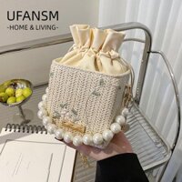 Túi đeo vai ULASM Dây chuyền thời trang Túi đeo chéo mùa hè