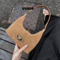 Túi đeo vai UUMIR, Túi đeo nách lang thang nhẹ, Túi đeo chéo nữ nhỏ có khóa kéo Denim dành cho nữ