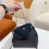 Túi Đeo Vai / Xách Tay / Xách Tay / Đeo Chéo mini Có Khóa Kéo Phong Cách Thể Thao Thời Trang Thường Ngày Prada Cho Nữ