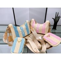 Túi Đeo Vai / Xách Tay / Xách Tay / Đeo Chéo mini Có Khóa Kéo Phong Cách Thể Thao Thời Trang Thường Ngày Prada Cho Nữ