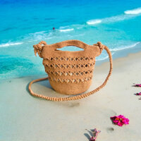 Túi đi biển đeo chéo handmade🧶🪢🧵