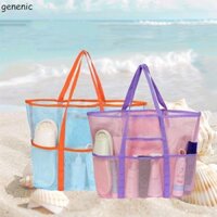 Túi đi biển lưới GENENICENIC Nữ thể thao Nylon