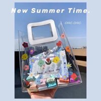 Túi đi biển trong suốt.