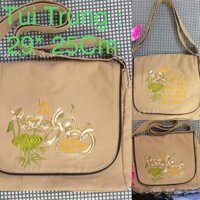 TÚI ĐI CHÙA  Túi Thêu Thư Pháp Cở Lớn - Đất Trung,1