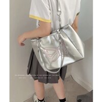 Túi Đi Học Cho Học Sinh Túi Xách Nách Một Vai   Mùa Hè Cho Nữ Túi Tote Dung Lượng Lớn  Dễ Phối Đồ