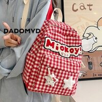 Túi đi học DADOMYD, Ba lô sức chứa lớn bằng Nylon, Túi đựng Laptop hoạt hình Hello Kitty Kawaii dễ thương dành cho học sinh