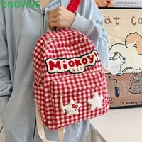 Túi đi học DNOVING, Ba lô Hello Kitty dung tích lớn, Túi xách Kawaii hoạt hình Nylon dễ thương dành cho học sinh