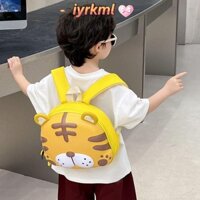 Túi đi học IYRKML793, Ba lô di động hình con hổ hoạt hình, Túi du lịch ngoài trời EVA dung tích lớn thời trang