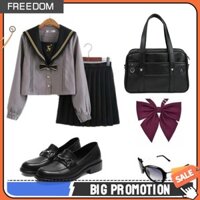 Túi đi học Nhật Bản Da PU Ví Anime lớn Chống thấm nước Túi sách dễ thương Satchel