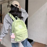 Túi đi học trong khuôn viên Nhật Bản macaron nhỏ tươi ba lô bé gái trung học cơ sở phù hợp ba lô đơn giản