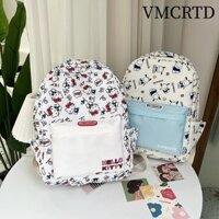 Túi đi học VMCRTD, Ba lô nữ hoạt hình nhẹ, Túi đựng đồ lót dành cho học sinh Sanrio Hello Kitty dung tích lớn