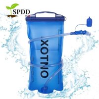 Túi đi xe đạp gấp SPDD, Túi nước cắm trại siêu nhẹ có thể gập lại, Túi nước thể thao di động không thấm nước 1 / 1.5 / 2L Đồ dùng cắm trại