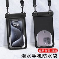 Túi điện thoại chống nước cho đi bè và bơi lội 7.3inch vỏ chống nước phổ thông cho Apple và Huawei túi chống nước chụp ảnh màn hình