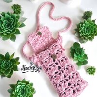 Túi Điện Thoại Móc Len Thủ Công – Đơn Giản, Thanh Lịch