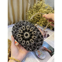 túi đính đá đi dự tiệc thời trang sang chảnh Rosabeli