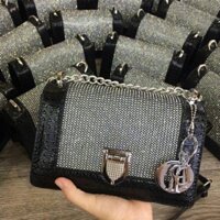 Túi Dior kim cương đen