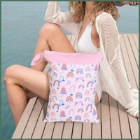 Túi Đồ Bơi Ướt 2 Túi Có Dây Kéo Túi Chống Thấm Nước Túi Tã Người Tổ Chức Có Thể Tái Sử Dụng Bơi Tập Yoga Túi Di Động explanvn