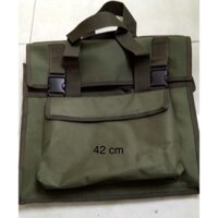 Túi đồ nghề 42x40x18cm vải nhựa bạt dày dặn siêu bền màu xanh