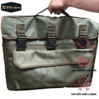 Túi đồ nghề 50cm, túi đựng đồ nghề cho thợ điện, thợ mộc, điện lạnh vải nhựa bạt dày dặn màu xanh lính cao cấp